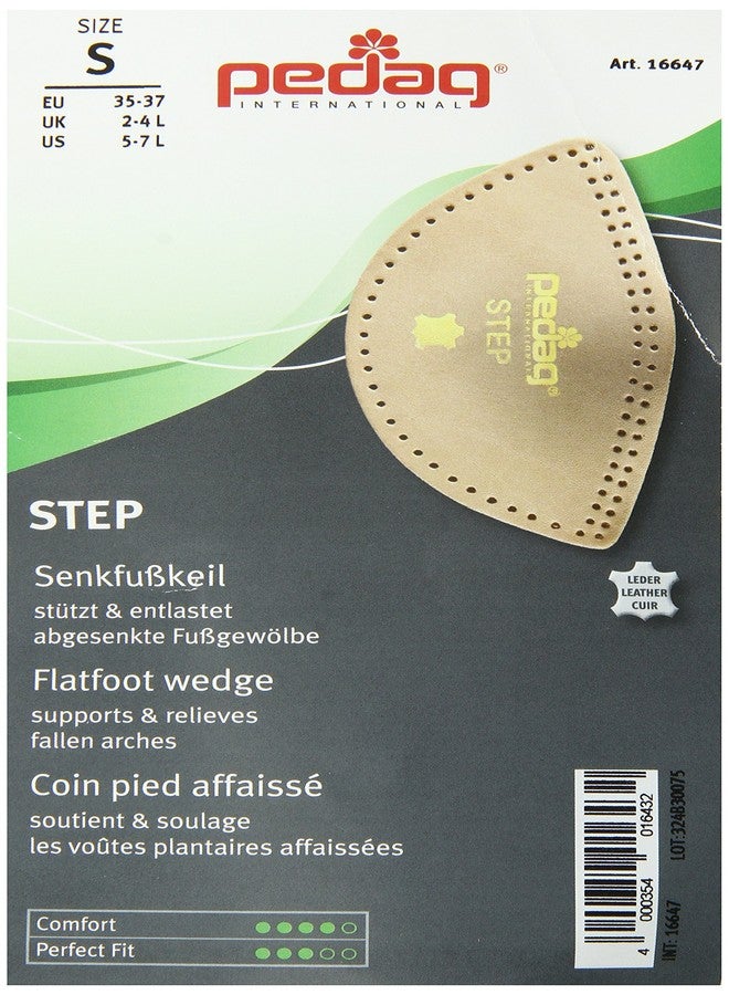 pedag Step | Arch Support Inserts | Durable Foot Arch Support for Flats | Arch Pad and Inserts for Shoes | Self-Adhesive | Ideal for Comfort and Relief | Tan Leather | Medium - Image 2